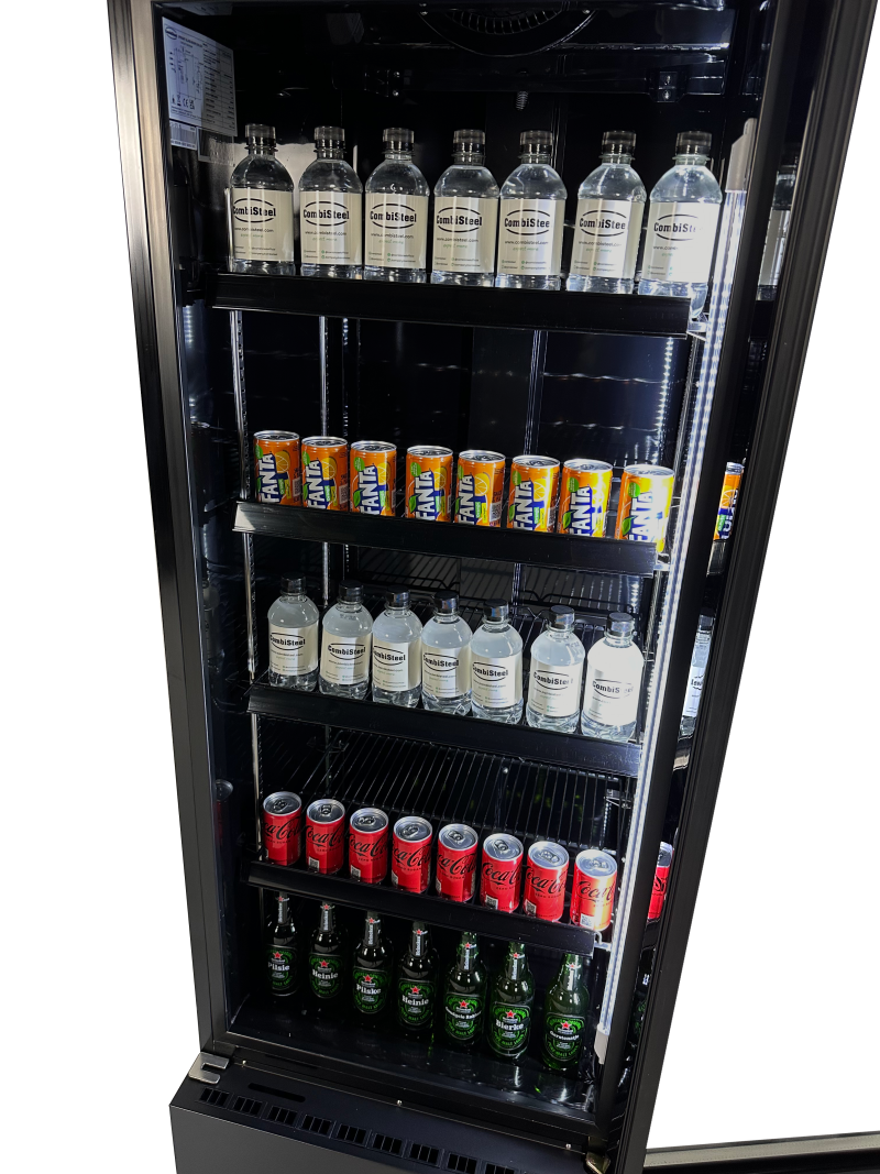 RÉFRIGÉRATEUR PORTE EN VERRE FCU-370 BL – Image 8