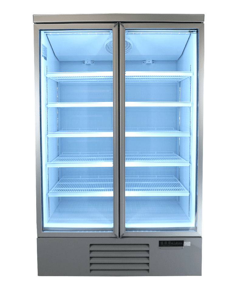 RÉFRIGÉRATEUR 2 PORTES EN VERRE JDE-1000R – Image 4