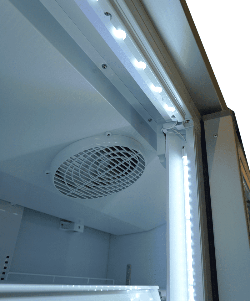 RÉFRIGÉRATEUR 2 PORTES EN VERRE JDE-1000R – Image 13