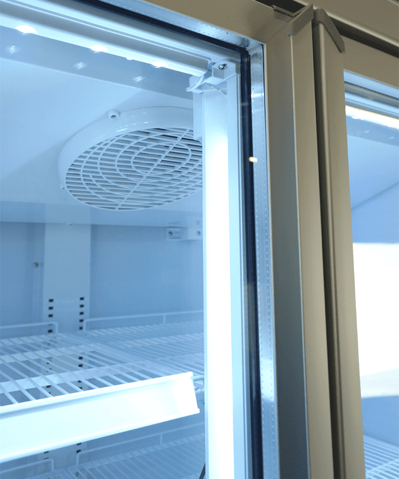RÉFRIGÉRATEUR 2 PORTES EN VERRE JDE-1000R – Image 21