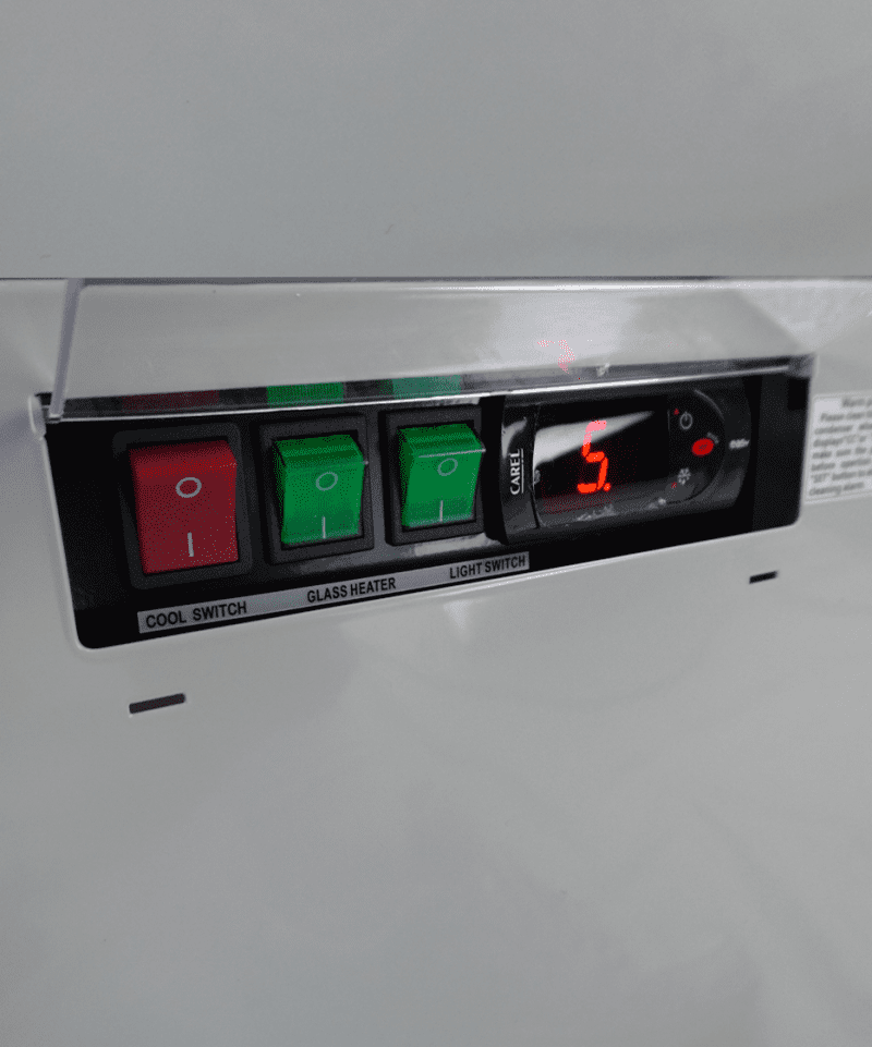 RÉFRIGÉRATEUR 2 PORTES EN VERRE JDE-1000R – Image 9