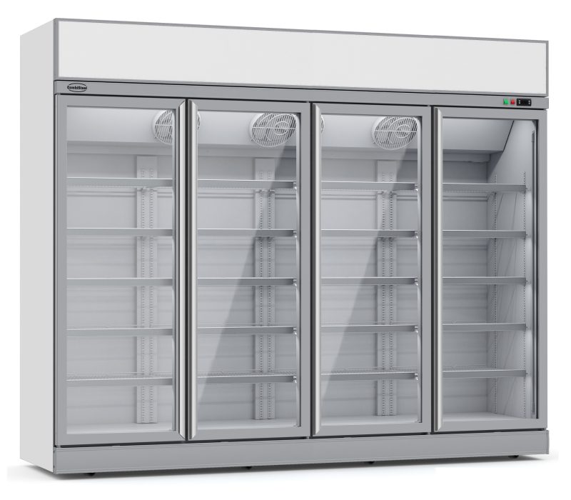 RÉFRIGÉRATEUR 4 PORTES EN VERRE INS-2060R *TRANSPORT SUR DEMANDE*