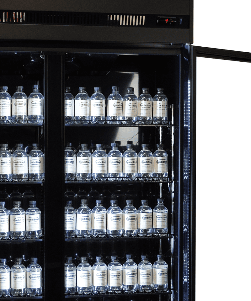 RÉFRIGÉRATEUR 3 PORTES EN VERRE IRM-1180R BL – Image 6