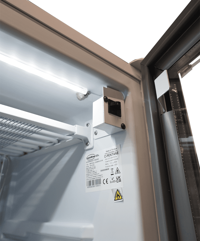 CONGÉLATEUR 1 PORTE EN VERRE 382L – Image 10