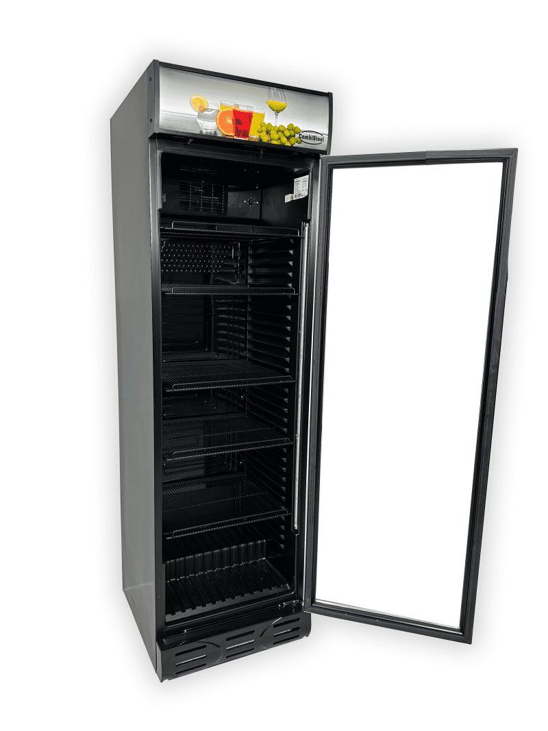 RÉFRIGÉRATEUR 1 PORTE EN VERRE NOIR – Image 5