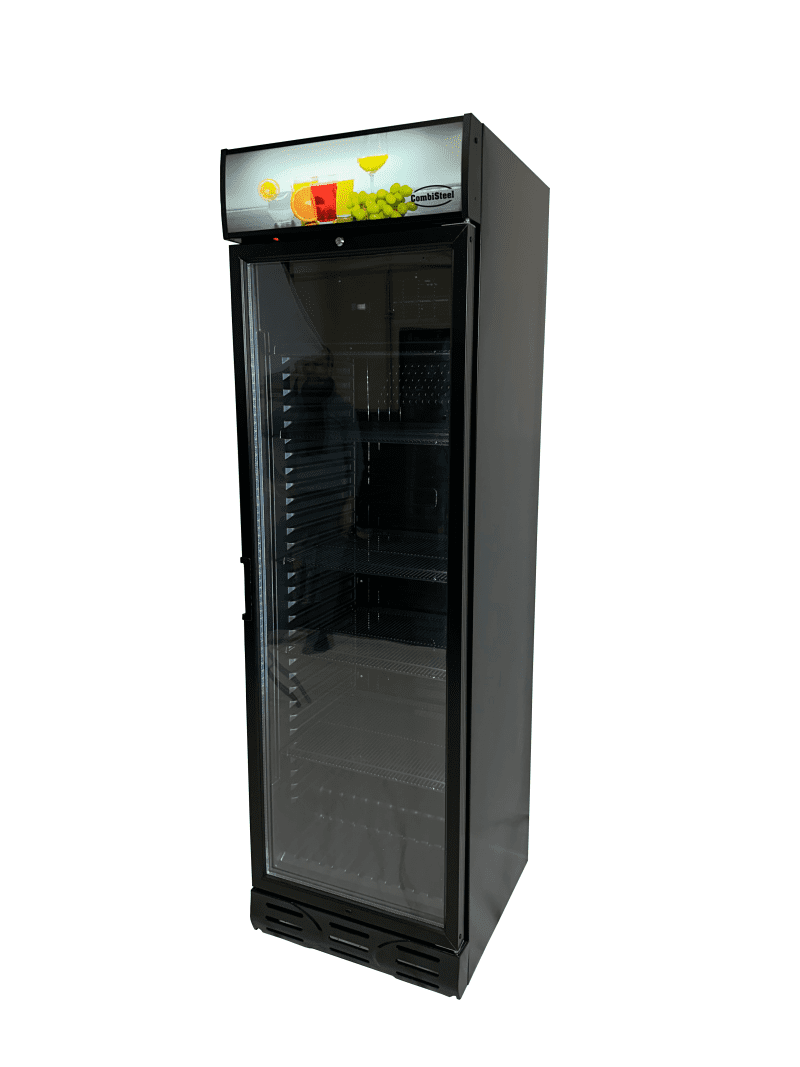 RÉFRIGÉRATEUR 1 PORTE EN VERRE NOIR – Image 3