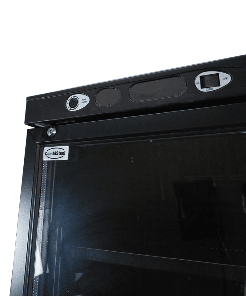 RÉFRIGÉRATEUR 1 PORTE EN VERRE 382L NOIR SANS CANOPY – Image 11