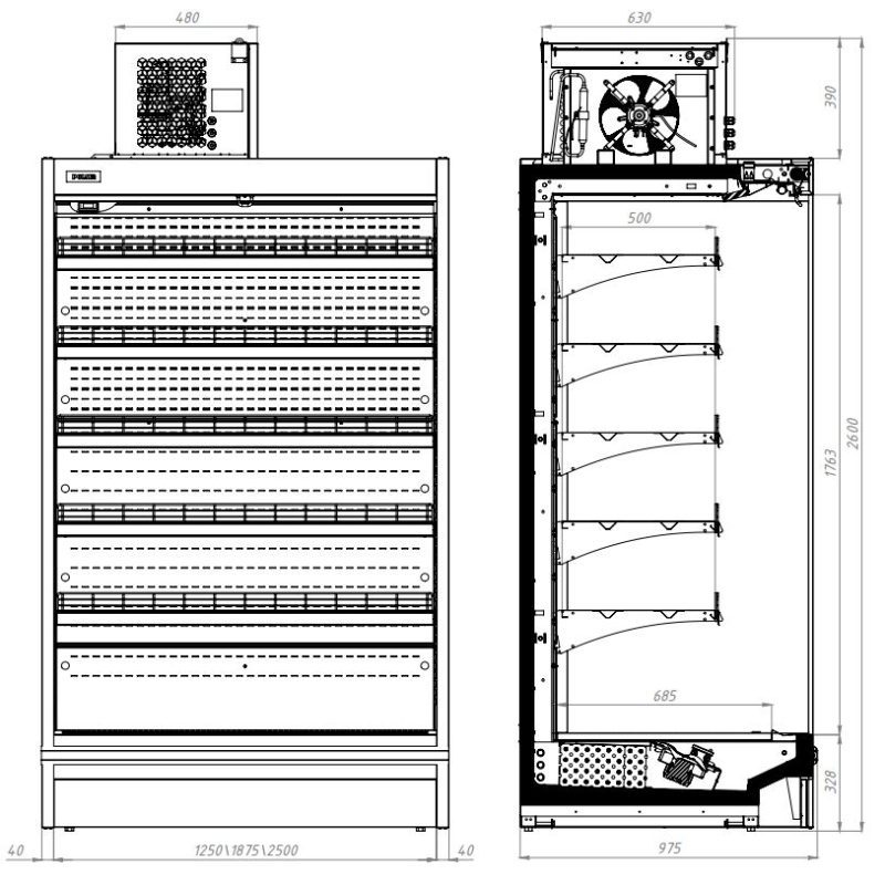 CHAMBRE FROIDE MURALE MAX 8.1 - REMOTE – Image 2