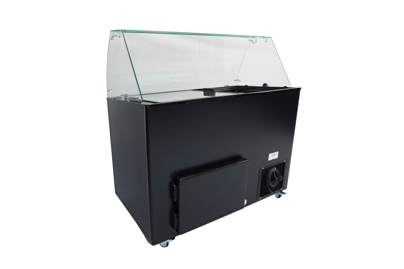 VITRINE À CREME GLACÉE JAVA NOIR 8x5 LTR – Image 9