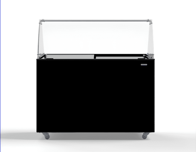 VITRINE À CREME GLACÉE JAVA NOIR 8x5 LTR – Image 2