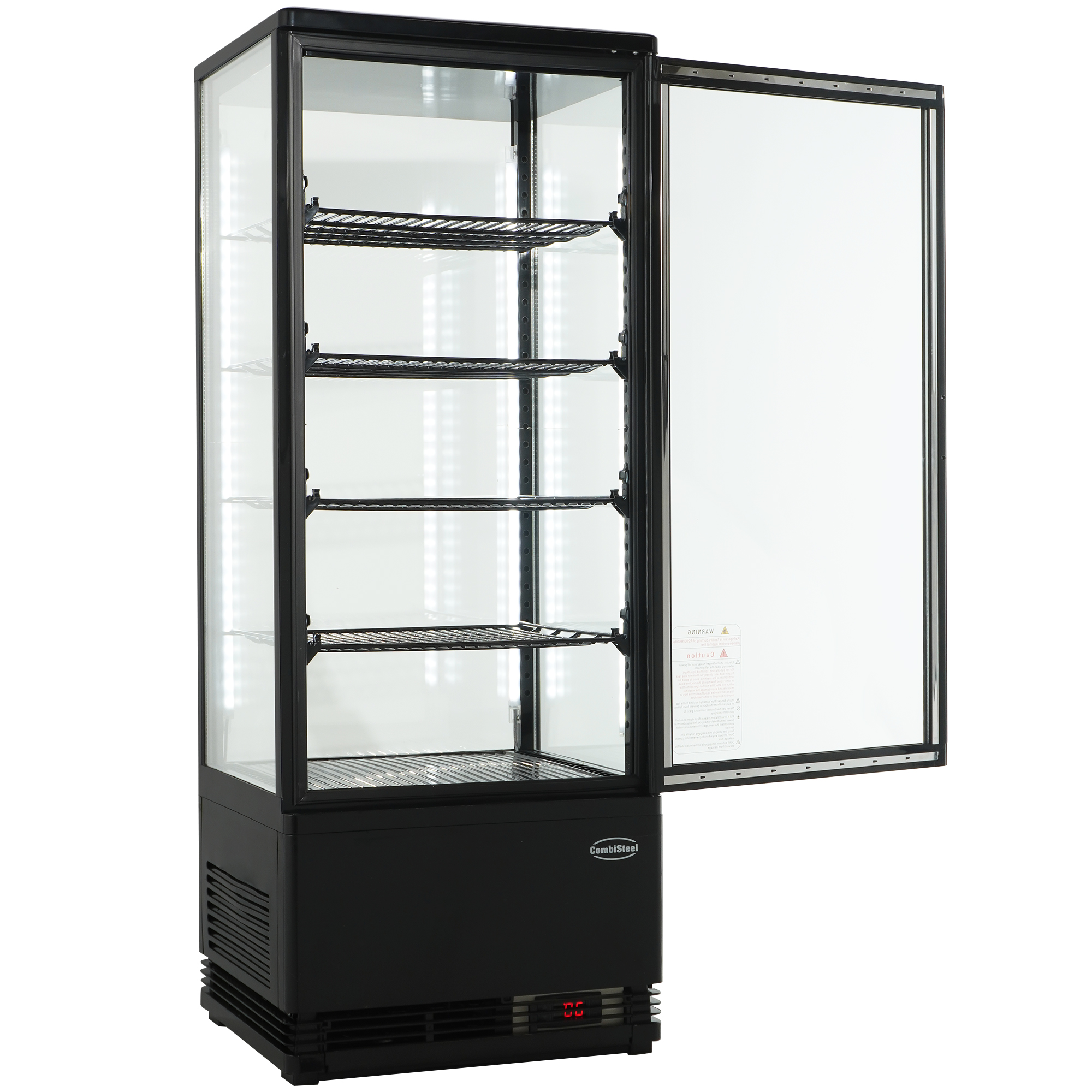 VITRINE RÉFRIGÉRATÉE 98L NOIR – Image 5