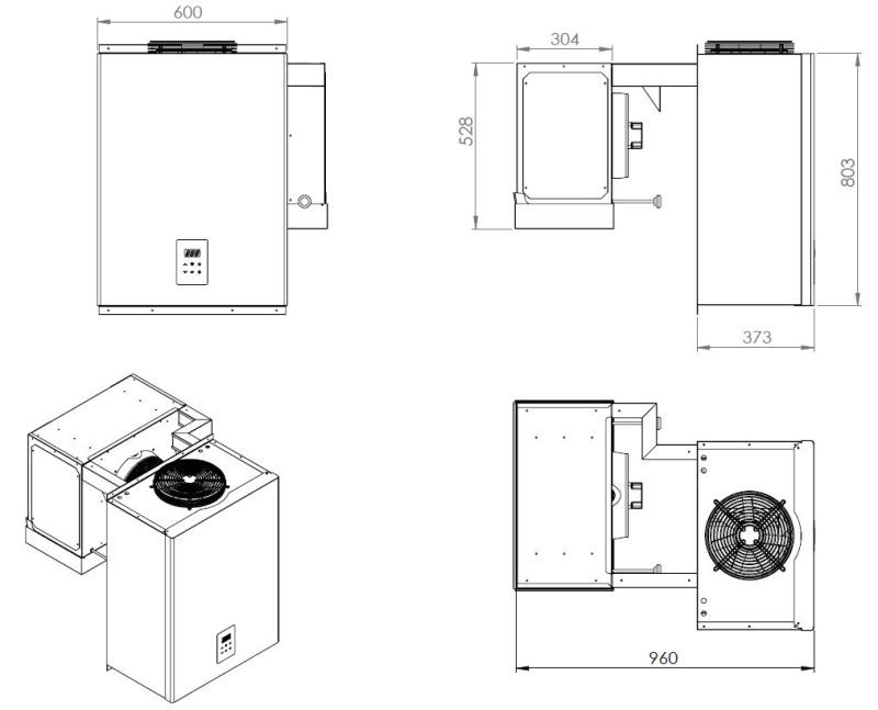 UNITÉ DE RÉFROIDISSEMENT TYPE POSITIF 13,1-18 M3 – Image 2