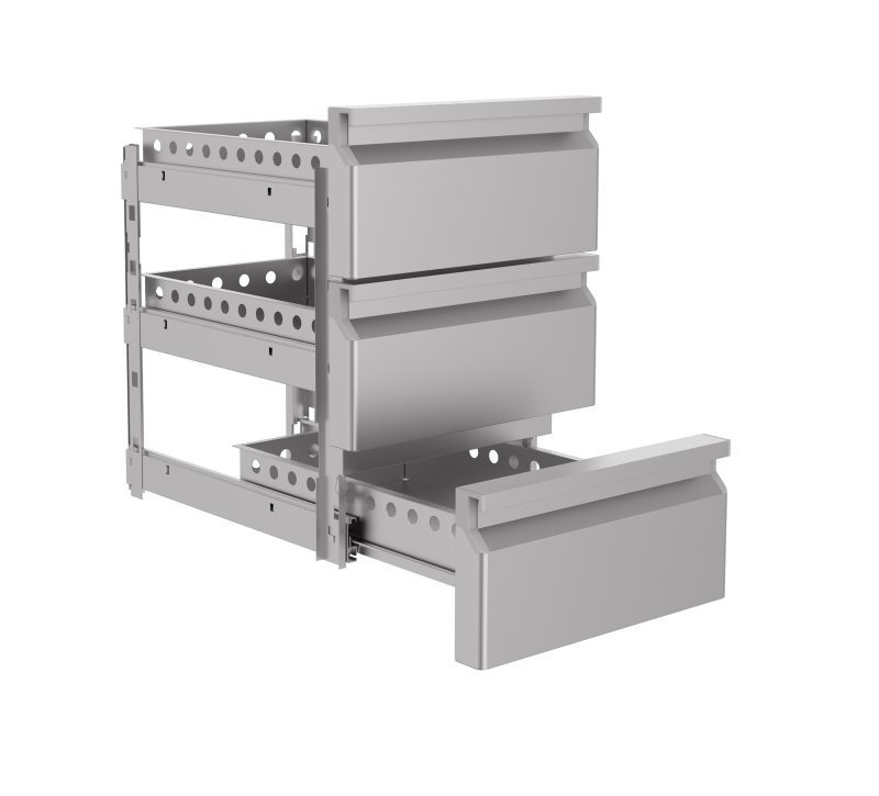 BLOC DE TIROIRS 1/3 MONOBLOCK SOFT CLOSING – Image 2