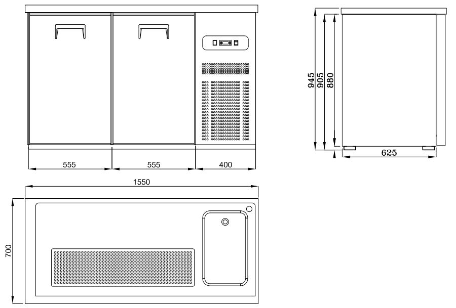 REFROIDISSEUR DE BIÈRE 2 PORTES 1R – Image 3