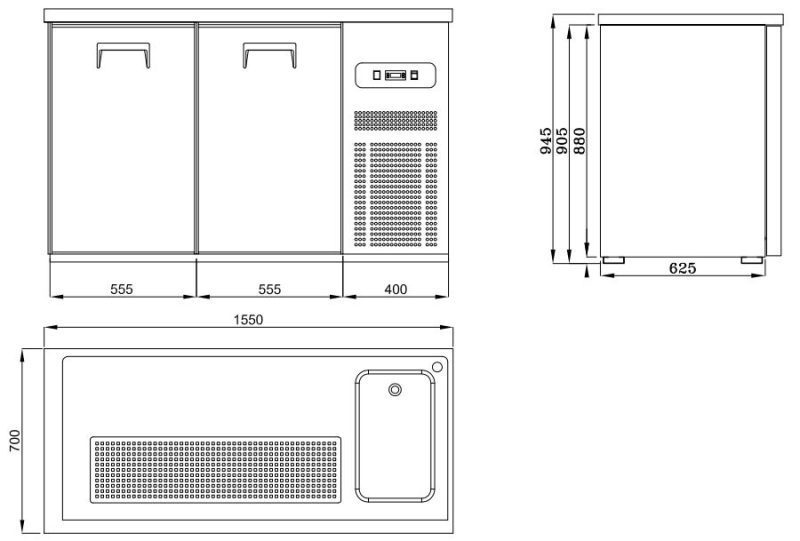 REFROIDISSEUR DE BIÈRE 2 PORTES 1R – Image 3