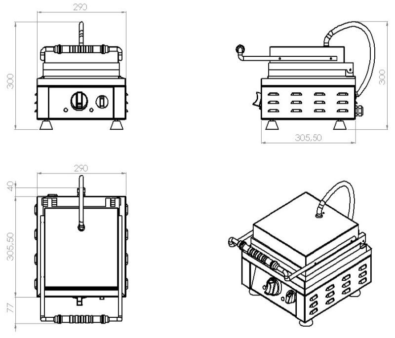 APPAREIL À GAUFRE – Image 2