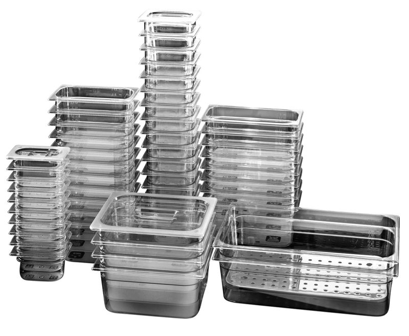 GN RÉCIPIENT POLYCARBONATE 1/4GN-100MM