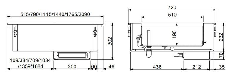 DROP-IN BAIN-MARIE 2/1 - REMPLISSAGE D’EAU MANUEL – Image 2