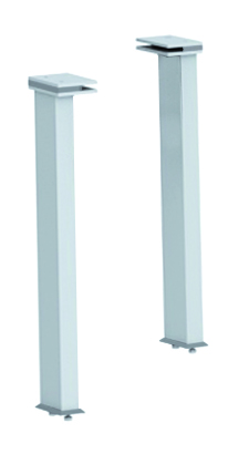 2 SUPPORTS POUR VERRE COURBÉ