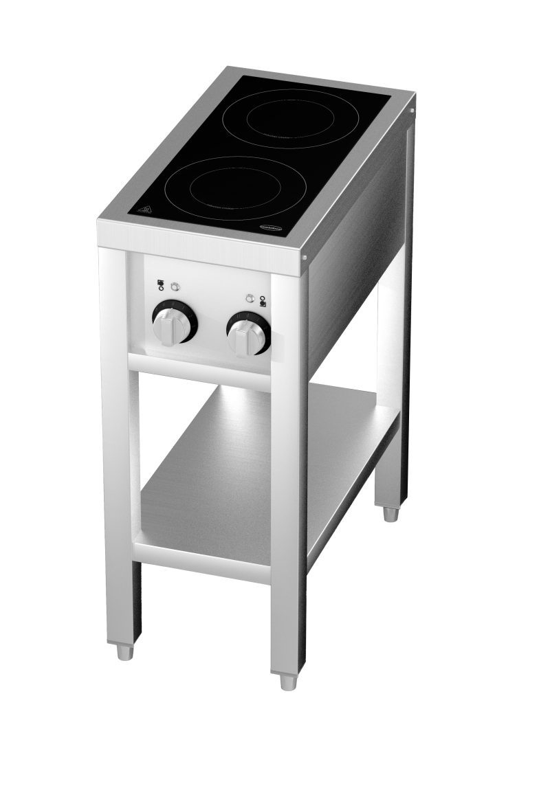 CUISINIÈRE À INDUCTION 2 ZONES AVEC ESSOUS OUVERT – Image 3