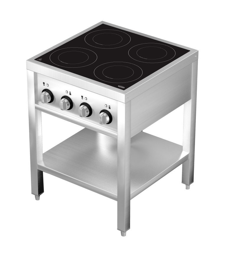 CUISINIÈRE À INDUCTION 4 ZONES AVEC ESSOUS OUVERT – Image 2