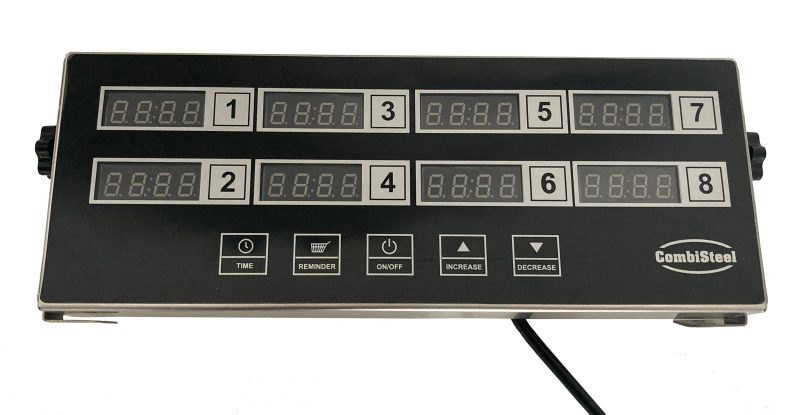 MINUTERIE DE CUISINE NUMÉRIQUE 8 CANAUX DKT-8