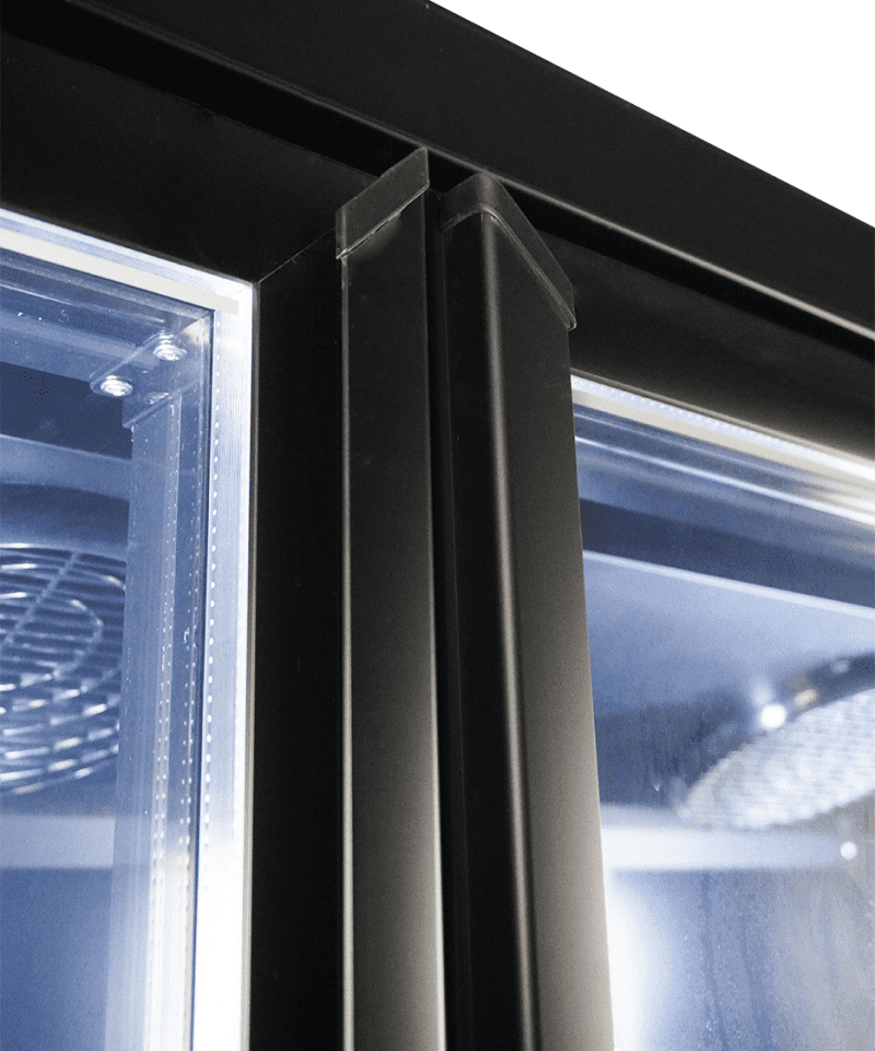 RÉFRIGÉRATEUR 3 PORTES EN VERRE NOIR CEB-1600R BL – Image 21