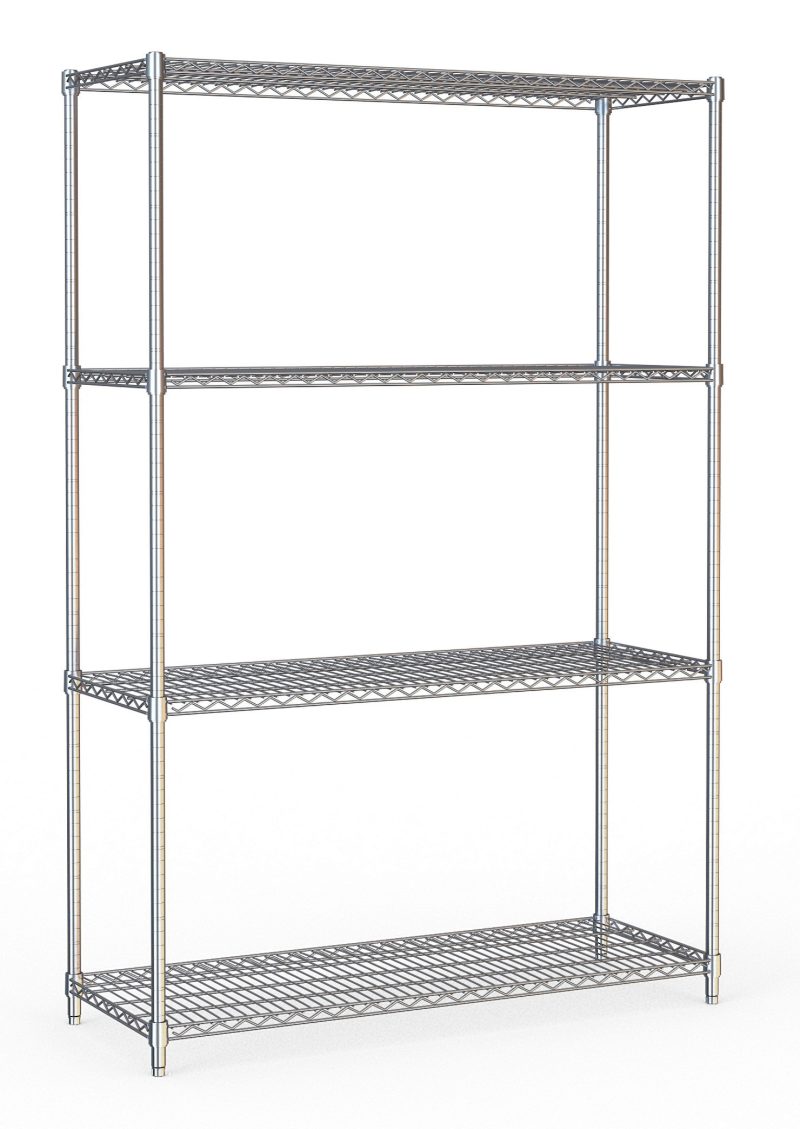 ÉTAGÈRES 4 LEVELS 1200 DÉMONTABLE