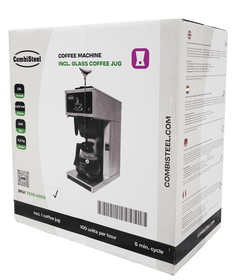MACHINE DE CAFÉ INCL. 1 CARAFE EN VERRE 1.8L – Image 7