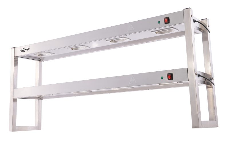 ÉTAGÈRE CHAUFFANTE EN HALOGENE 2 NIVEAUX 1500 DÉMONTABLE – Image 5