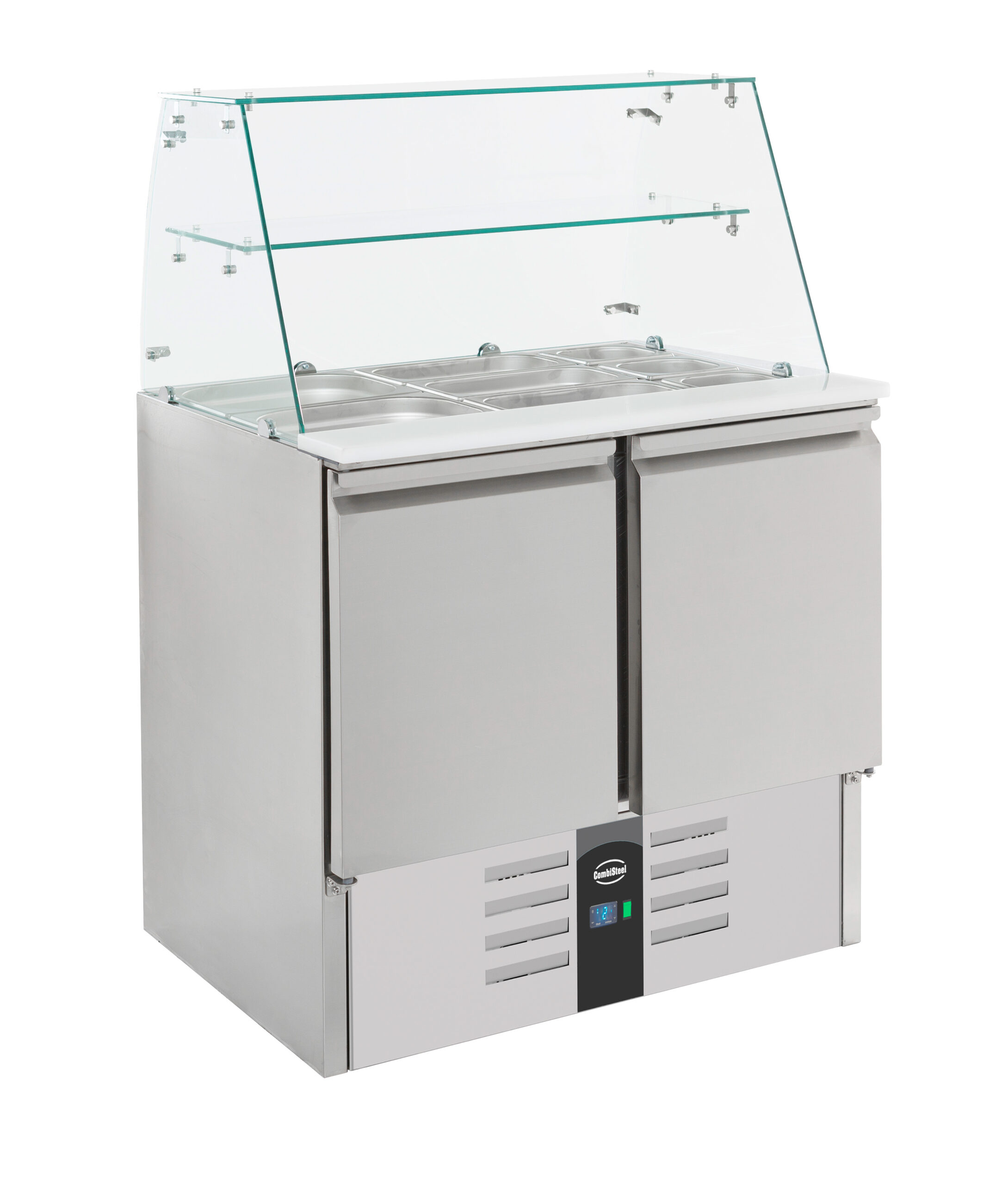 SALADETTE RÉFRIGÉRÉE AVEC VERRE 2 PORTES