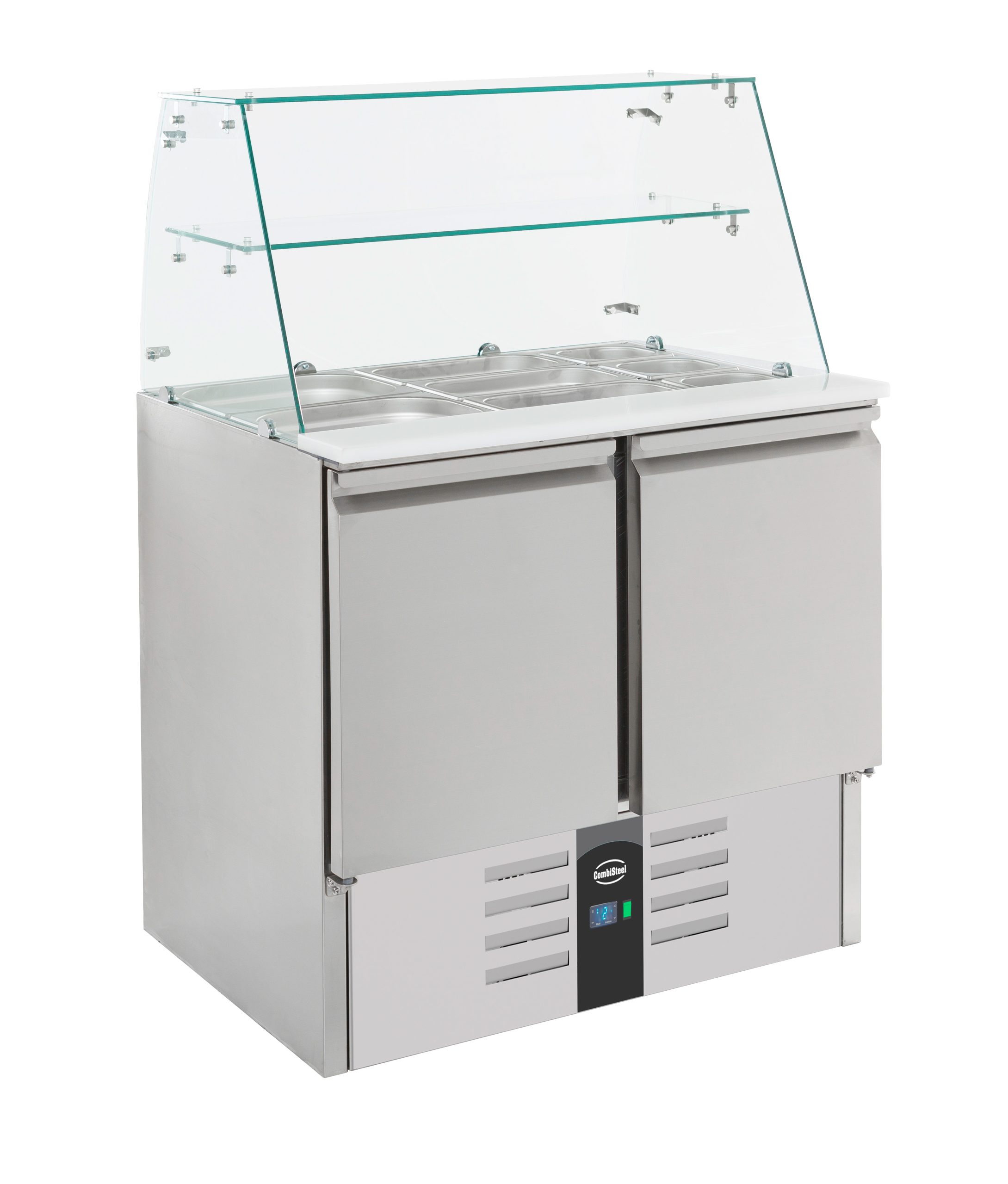 SALADETTE RÉFRIGÉRÉE AVEC VERRE 2 PORTES