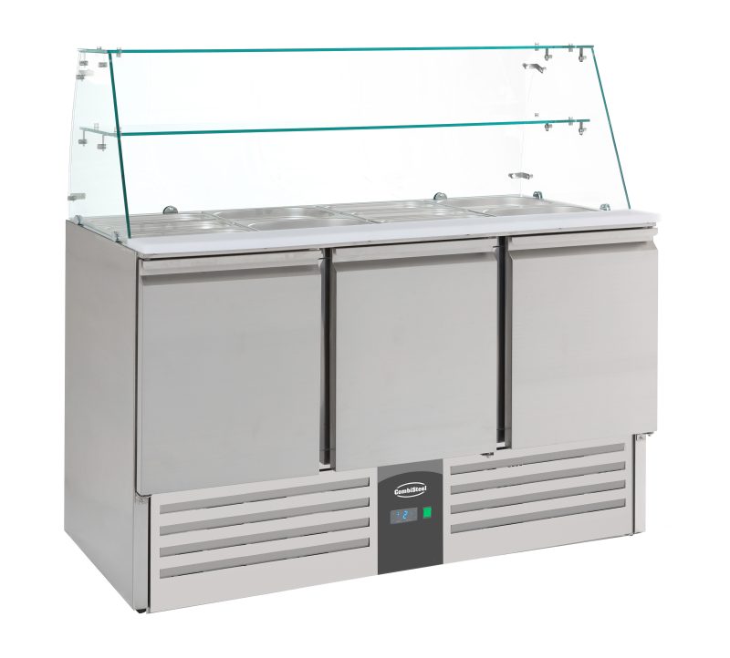 SALADETTE RÉFRIGÉREE AVEC VERRE 3 PORTES