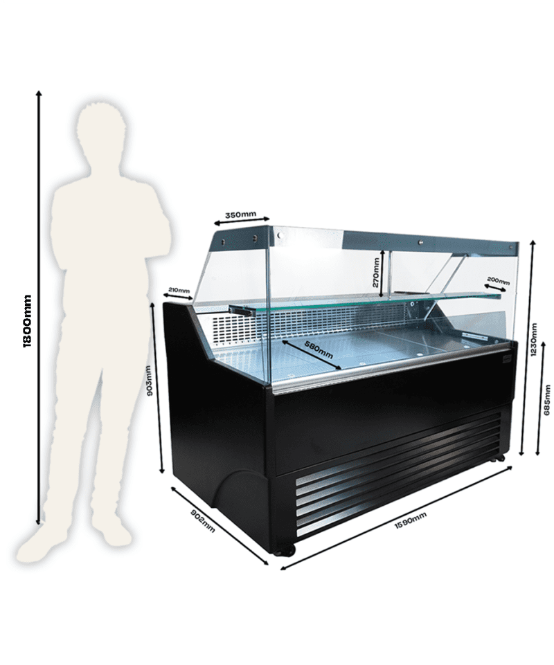VITRINE RÉFRIGÉRÉE WESLEY 1.5 – Image 15