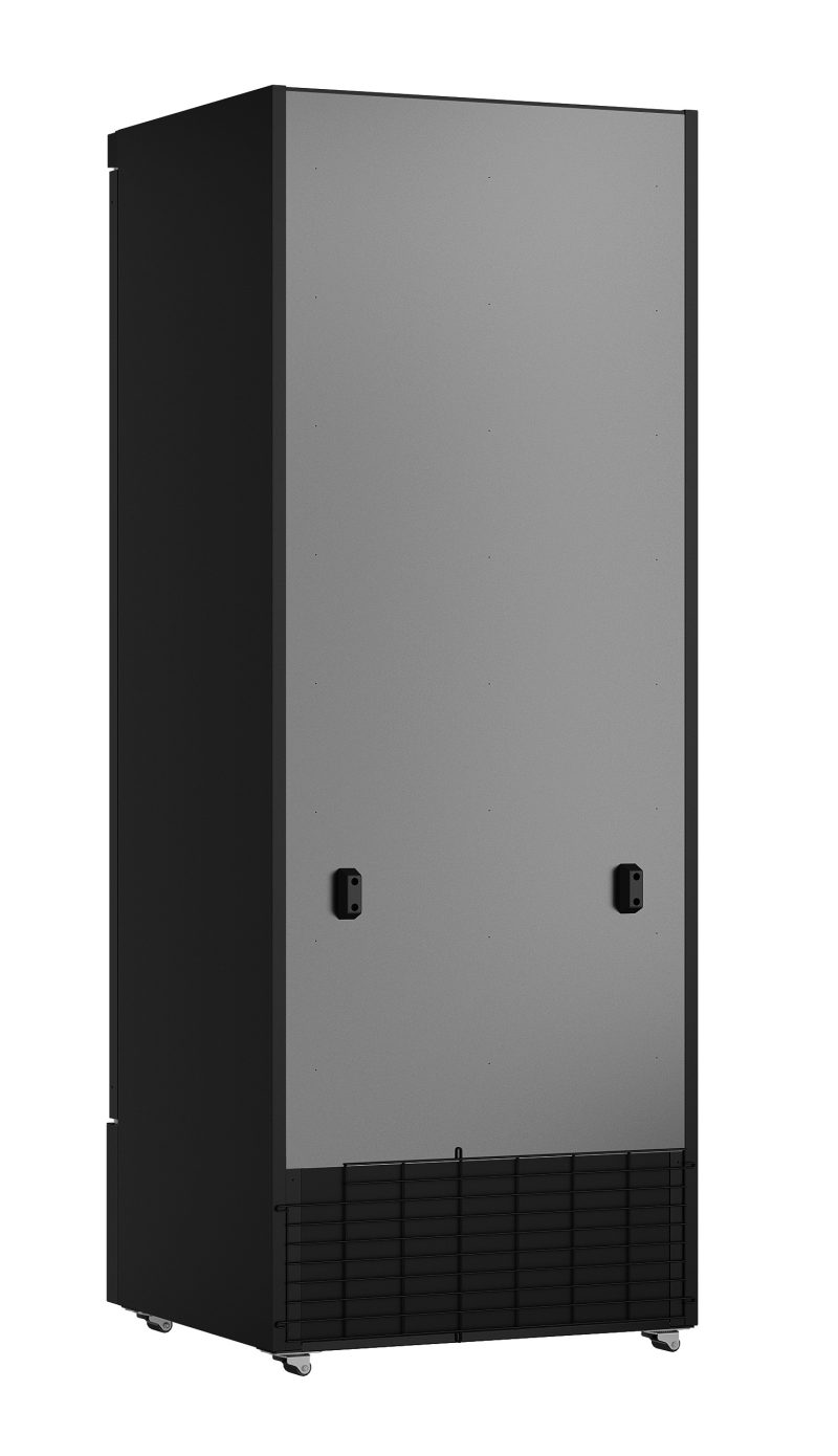 RÉFRIGÉRATEUR 1 PORTE EN VERRE NOIR JDE-600R BL – Image 4