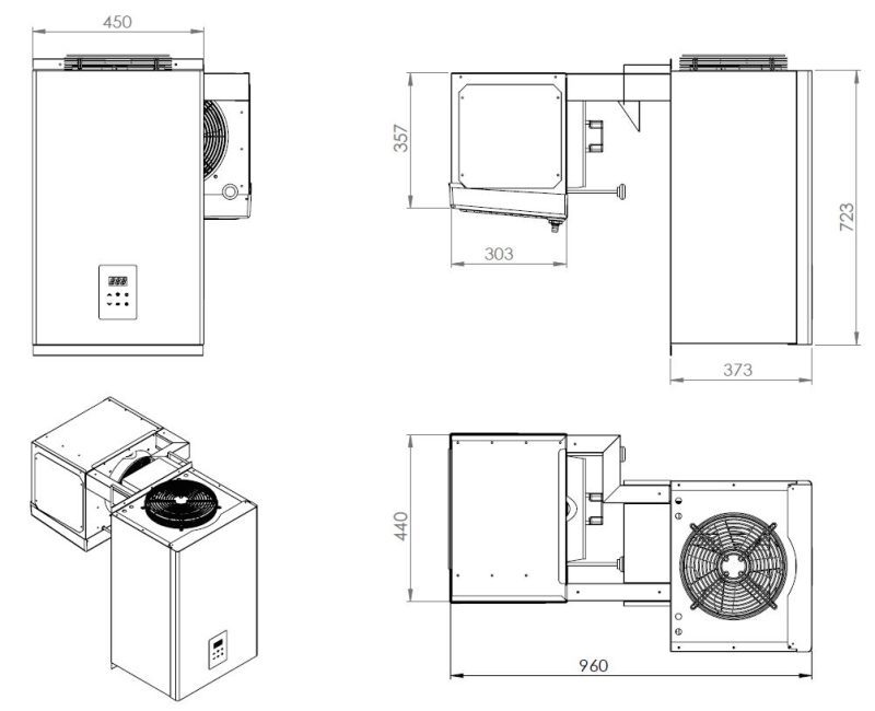 UNITÉ DE RÉFROIDISSEMENT TYPE POSITIF 6,6-9 M3 – Image 2