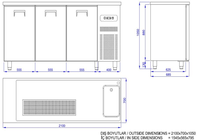 REFROIDISSEUR DE BIÈRE 3 PORTES 1R – Image 3