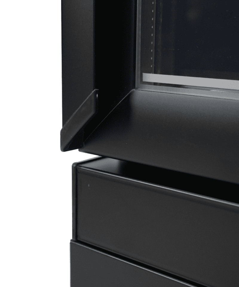 RÉFRIGÉRATEUR 1 PORTE EN VERRE NOIR CEB-500R BL – Image 18