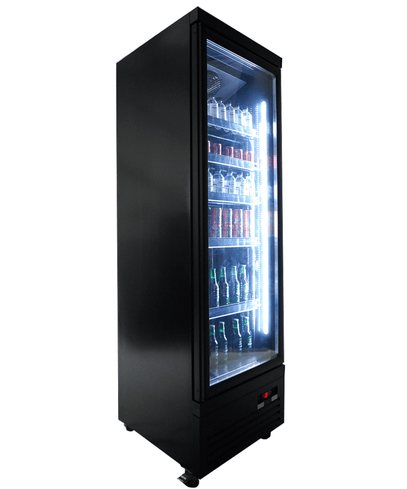 RÉFRIGÉRATEUR 1 PORTE EN VERRE NOIR CEB-500R BL – Image 26
