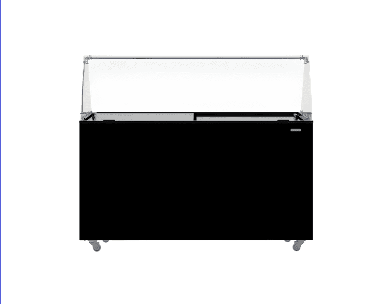 VITRINE À CREME GLACÉE TENERIFE NOIR 10X5 LTR – Image 2