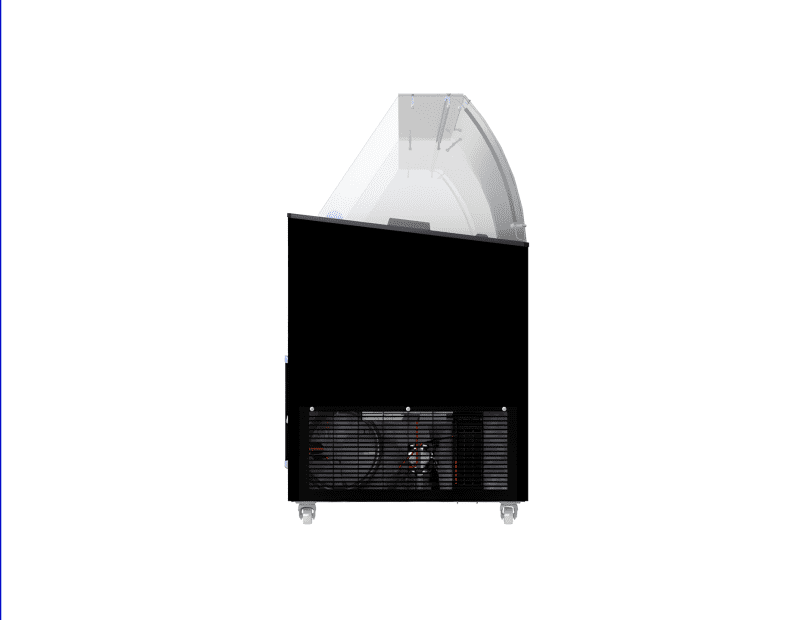VITRINE À CREME GLACÉE TENERIFE NOIR 10X5 LTR – Image 3