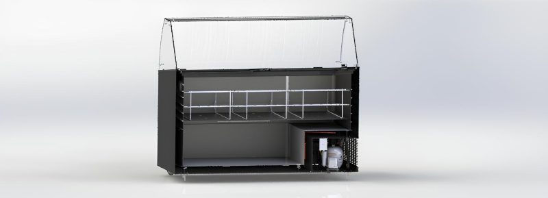 VITRINE À CREME GLACÉE TENERIFE NOIR 10X5 LTR – Image 6