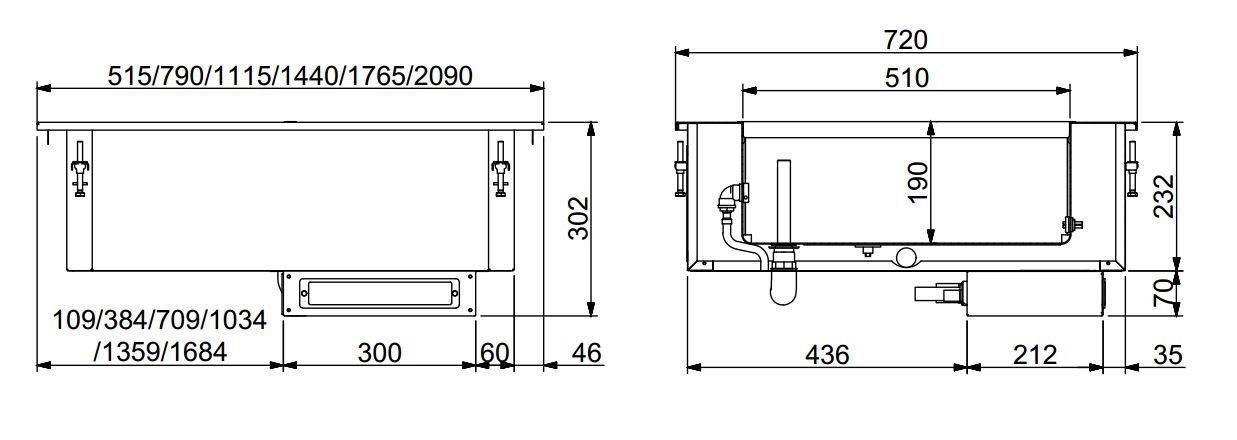 DROP-IN BAIN-MARIE 3/1 - REMPLISSAGE D’EAU MANUEL – Image 2