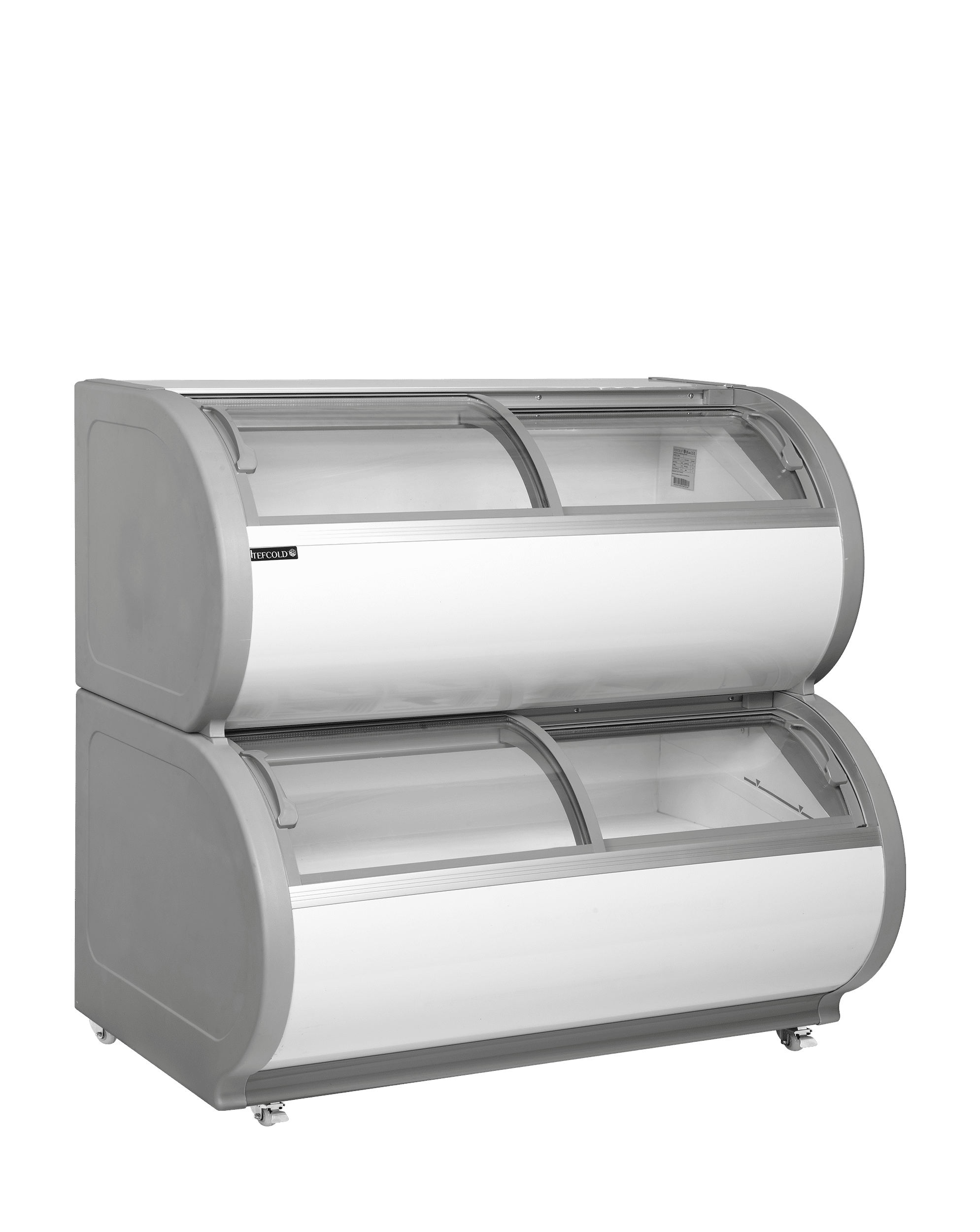 Vitrine froid négatif à deux niveaux - TD500