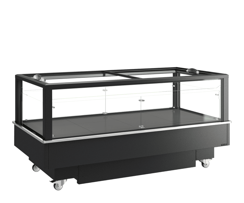 Réfrigérateur/congélateur noir pour achats impulsifs - EIB-D1020-B1