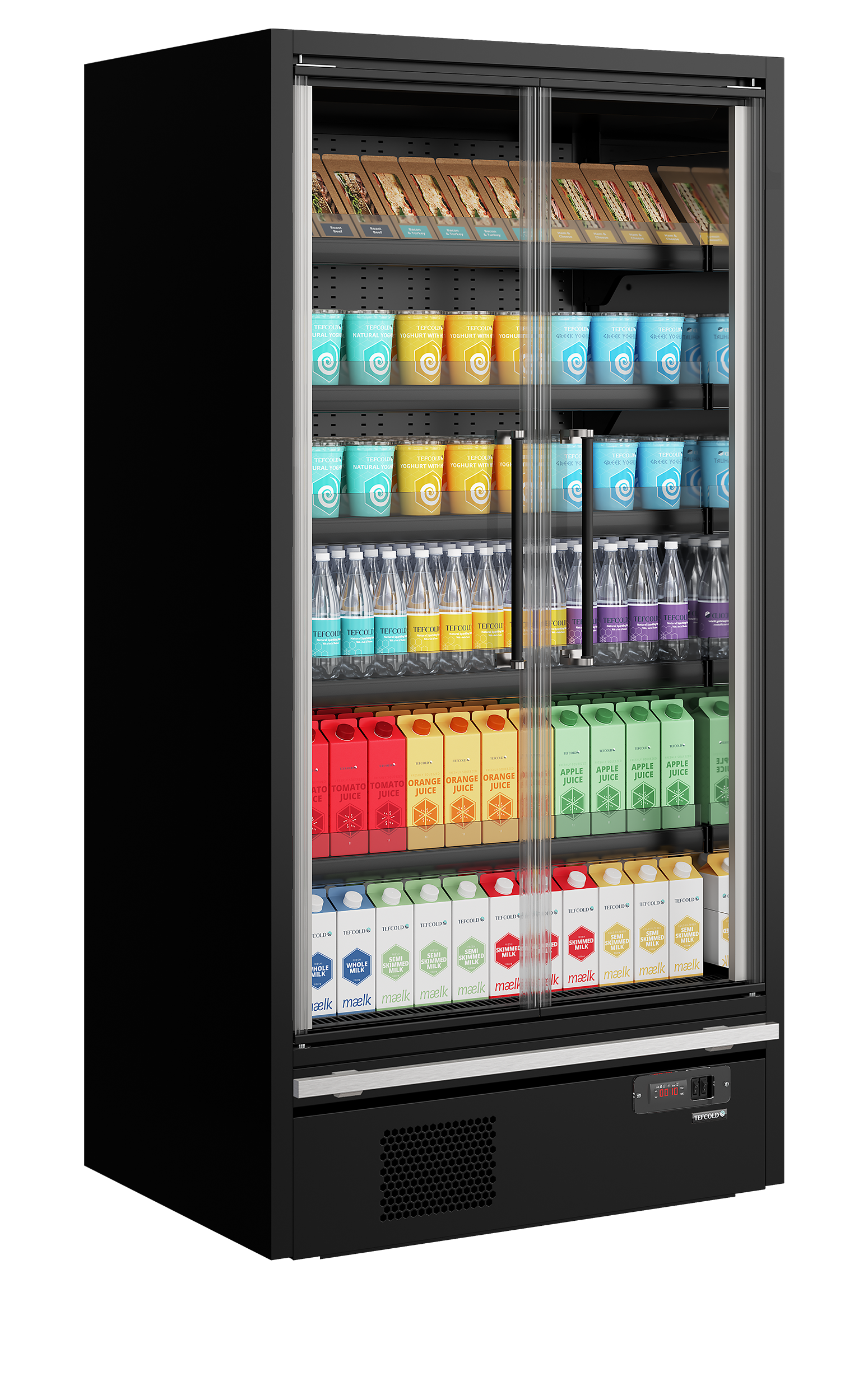Vitrine réfrigérée pour supermarché - Galaxy+ GP10FGD Black – Image 2